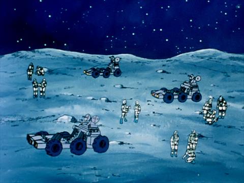 第11話「月面の古代メカ　空飛ぶ竜戦車」」